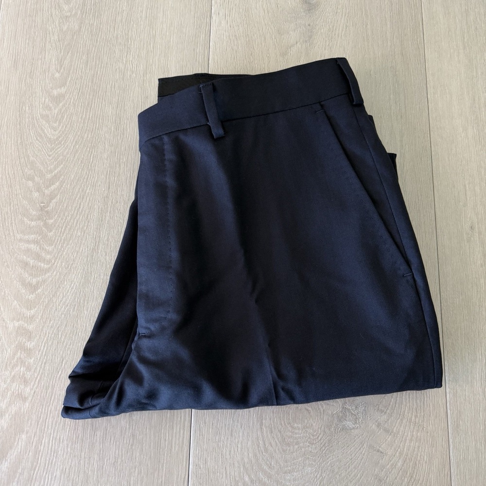Proper Cloth Pants Drago Navy S130s Tropical Wool Men's Size 30x30